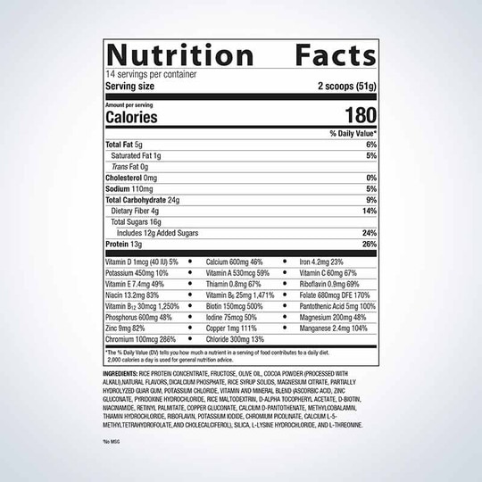 Essential Nutrition Shake, MGS